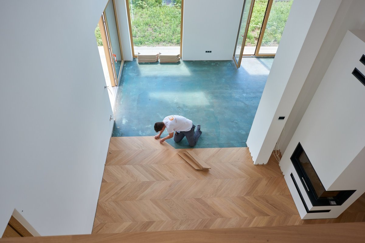 Konsultacja z klientem co do sposobu / kierunku ułożenia