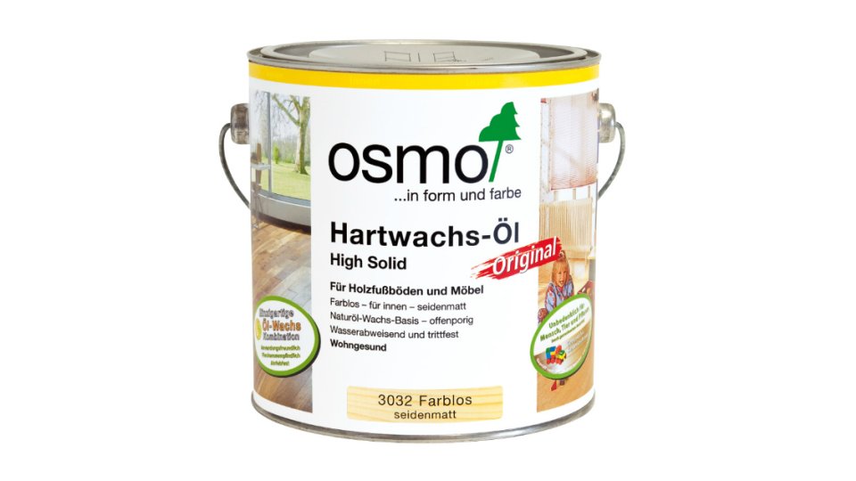 Wosk Twardy Olejny Original - Bezbarwny Jedwabisty Połysk 3032