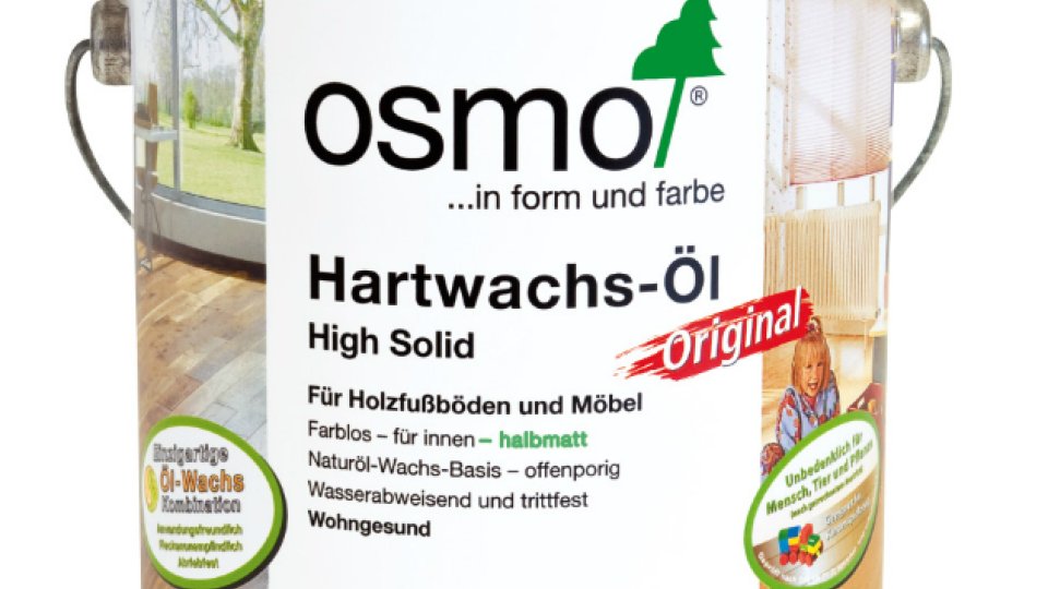 Wosk Twardy Olejny Original - Bezbarwny Półmat 3065