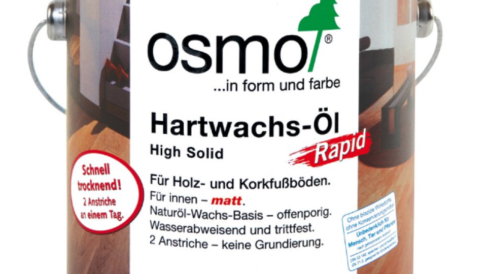 Wosk Twardy Olejny Rapid - Bezbarwny Matowy 3262