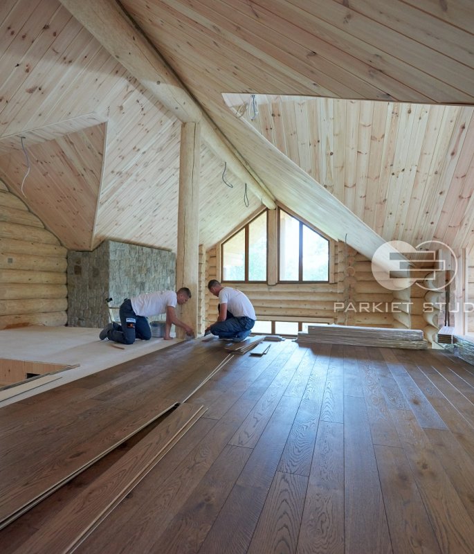 Floor installation - Polish Oaks - Cinnamon Oak