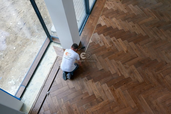 Installation of flooring - Color Floor Classic Spruce Brown Rustic