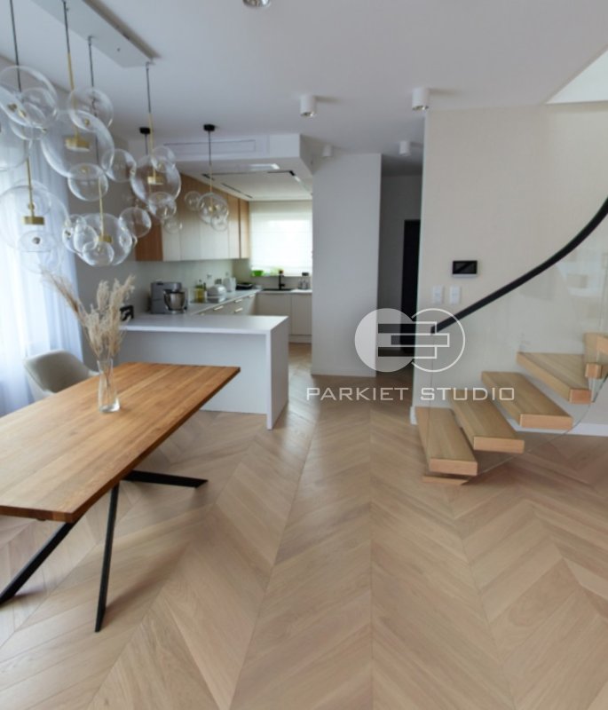 Color Floor French Spruce Oak White Nature - 360°