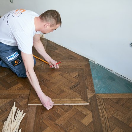 Montaż podłogi - Kasetony Birmingham