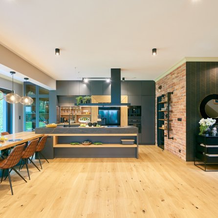 Art Of Wood Dąb Tivoli Rustik - Czarna Szpachla  