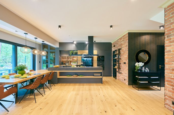 Art Of Wood Dąb Tivoli Rustik - Czarna Szpachla  