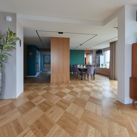 Art Of Wood Jodła Węgierska Dąb Bari Rustikal - Wzór Karo