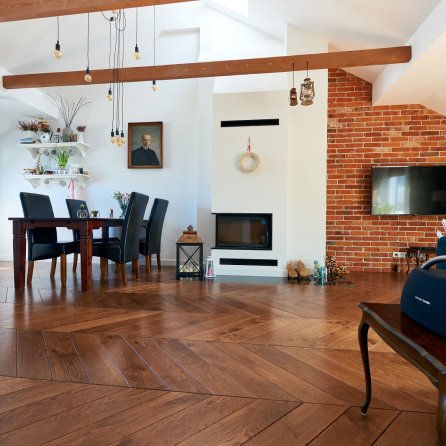 Color Floor Jodła Francuska Dąb Brown Rustyk