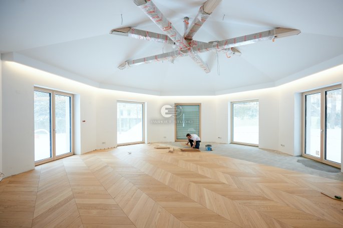 Floor installation - Color Floor French Spruce Oak Alabaster