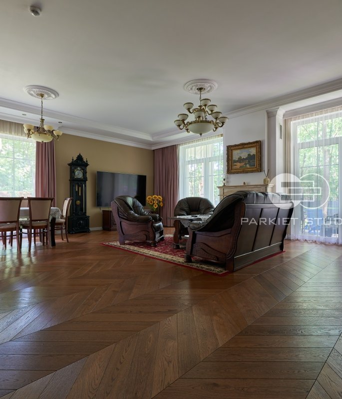 Color Floor French Fir Oak Brown Nature