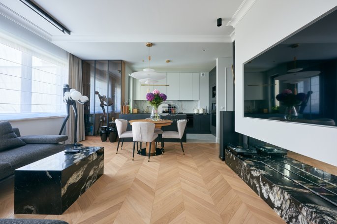 Color Floor Jodła Francuska Dąb Polar Natura - Lakier Mat  