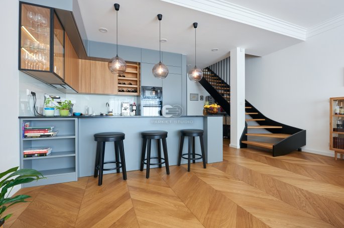 Color Floor French Spruce Oak Sand Nature