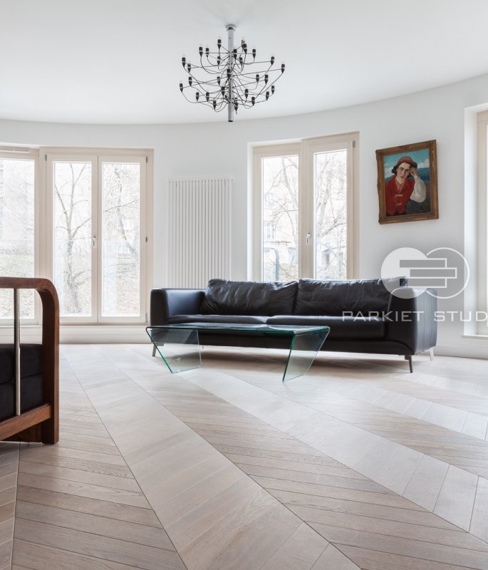 Color Floor French Spruce Snow White