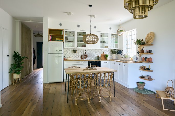 Color Floor Vintage Dąb Lambton Country - Ręczna faza barwiona na czarno