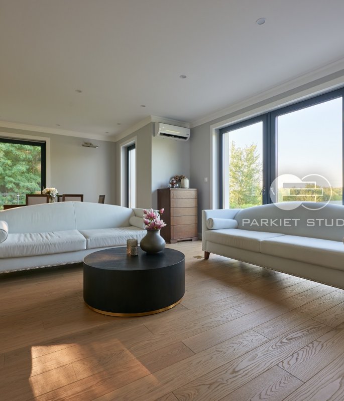 Finish ECO Oak Satin Grey Exclusive Board - 360°