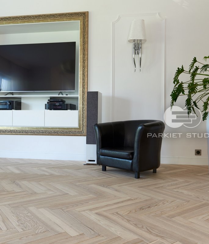 Finish Parkiet Jesion Bielony