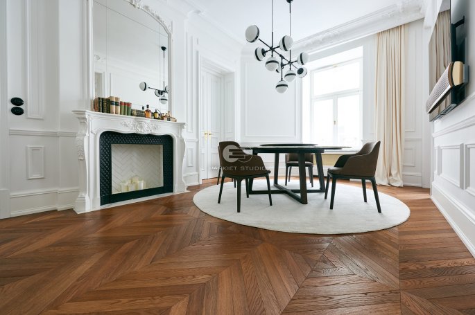 Finish Parquet - French Fir Oak Thermo Antique
