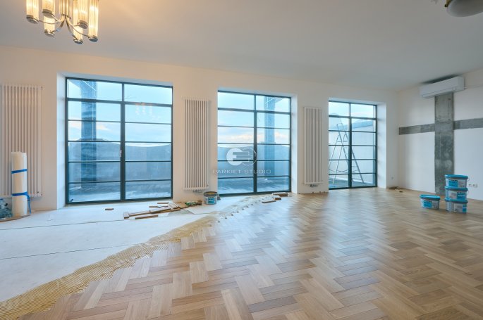 Montaż podłogi - Art Of Wood Jodełka klasyczna podwójna Dąb Bari