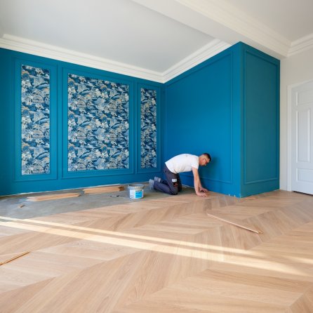 Montaż podłogi - Art of Wood Retro - Jodła Francuska Dąb Imperia