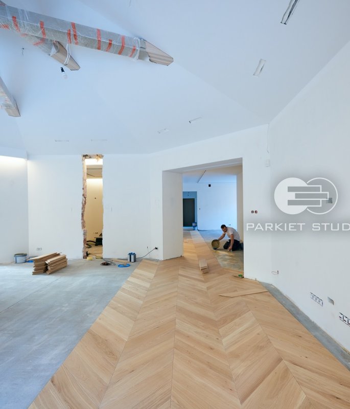 Floor installation - Color Floor French Spruce Oak Alabaster