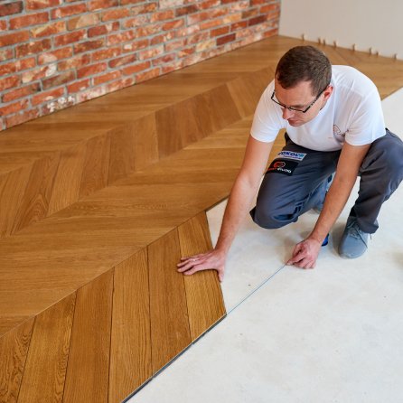 Montaż podłogi - Color Floor Jodła Francuska Dąb Amber