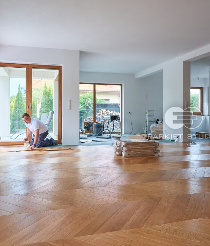 Floor installation - Color Floor French Spruce Oak Amber Standard