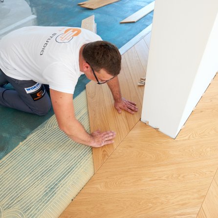 Montaż podłogi - Color Floor Jodła Francuska Dąb Classic 