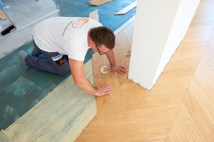 Floor installation - Color Floor French Spruce Oak Classic