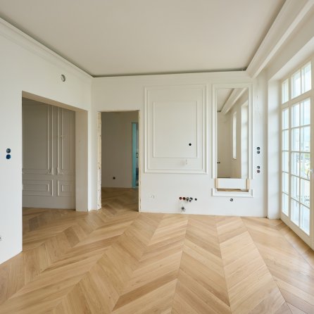 Montaż podłogi - Color Floor Jodła Francuska Dąb Polar Standard + Bordiura