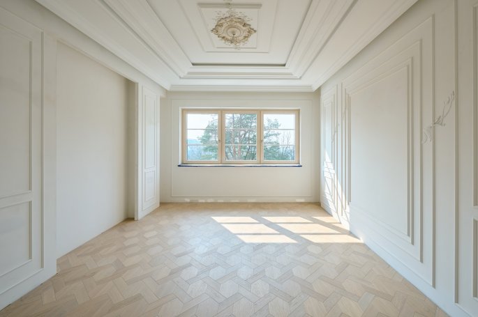 Montaż podłogi - Dąb Bielony Warkocz Line Premier