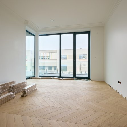 Montaż podłogi -  Polish Floors Jodła Francuska Dąb Jaśmin Rustic