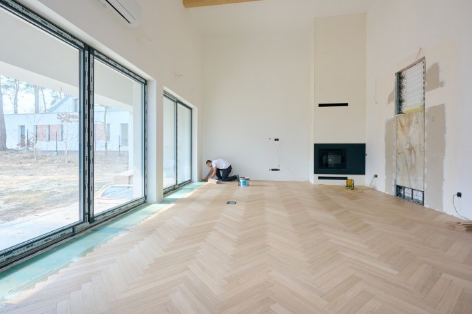 Montaż podłogi - Polskie Dęby Jodła Klasyczna Dąb Opal