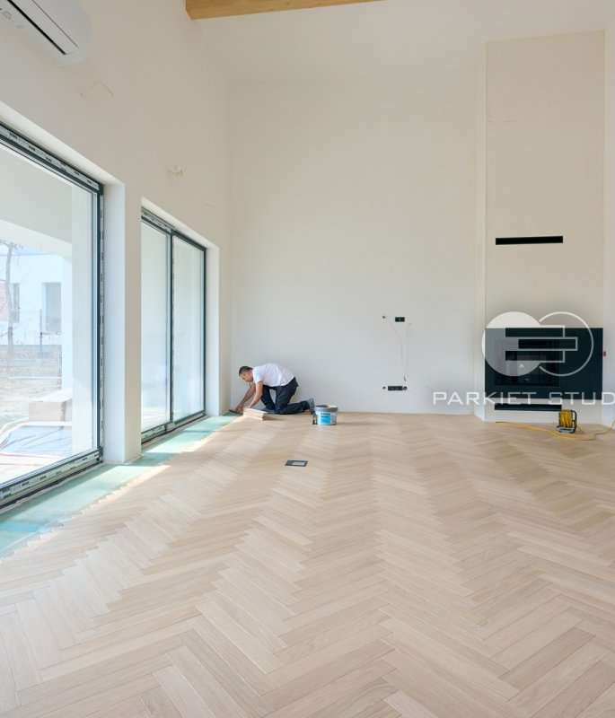 Floor installation - Polish Oak Classic Spruce Oak Opal