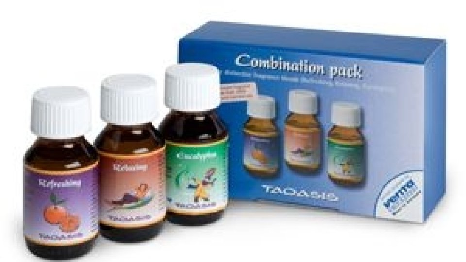 Mix olejków Venta-Airwasher: pomarańczowy, odprężający, przeciwprzeziębieniowy