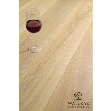 Walczak Dąb Kolor Biały Transparentny (Szczotkowana)