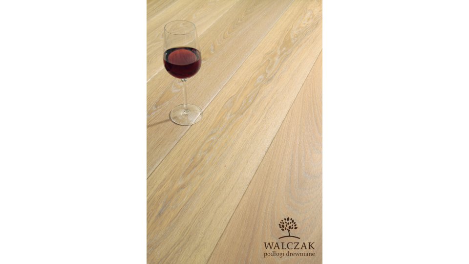 Walczak Dąb Kolor Biały Transparentny (Szczotkowana)