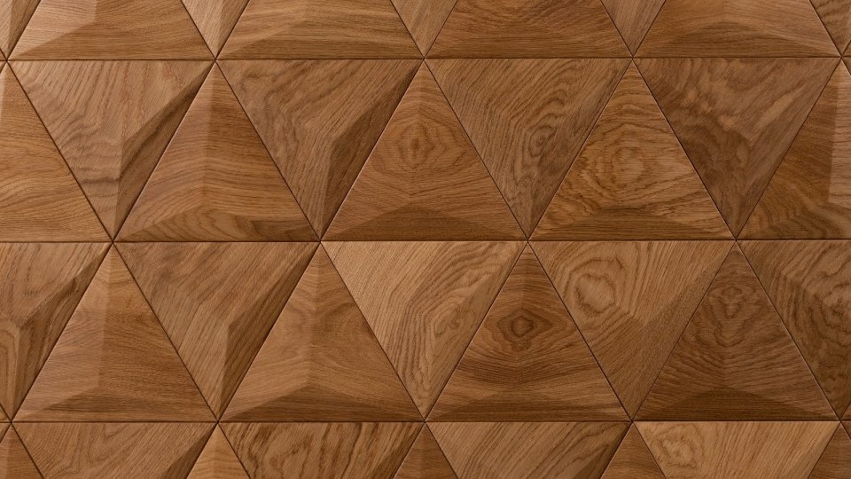 Panel drewniany - Pyramid